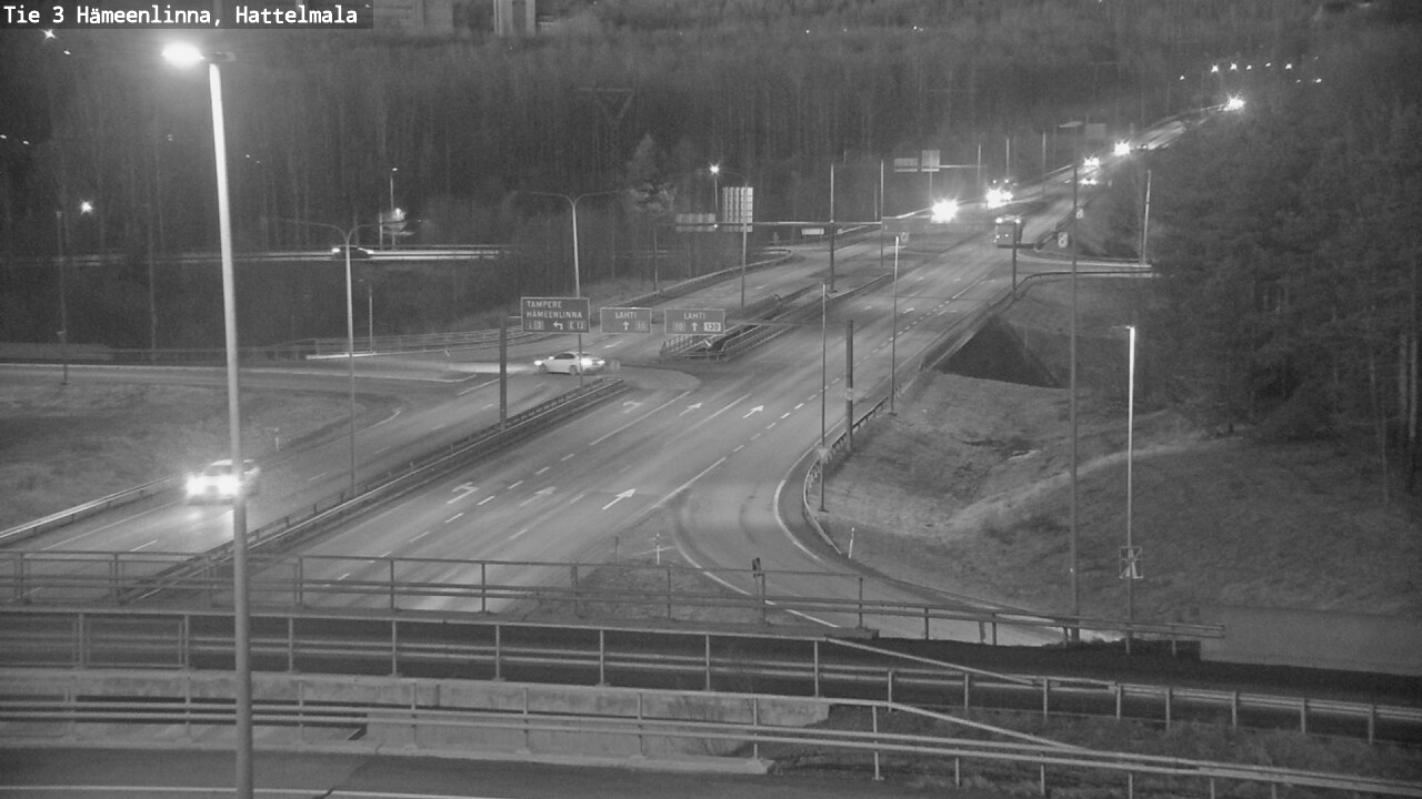 Weather Camera Image Road 3 Hämeenlinna, Hattelmala, Hämeenlinna, Kanta-Häme
