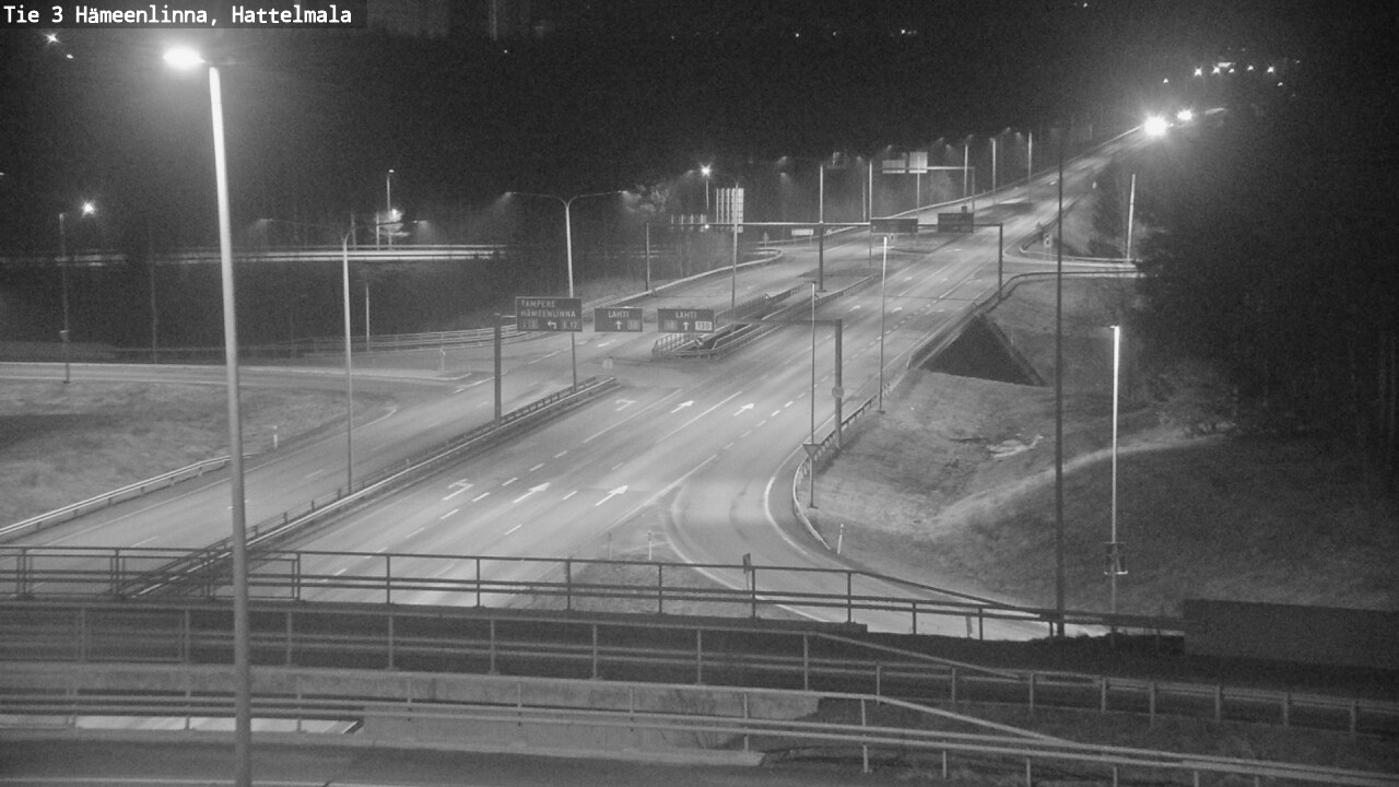 Weather Camera Image Road 3 Hämeenlinna, Hattelmala, Hämeenlinna, Kanta-Häme