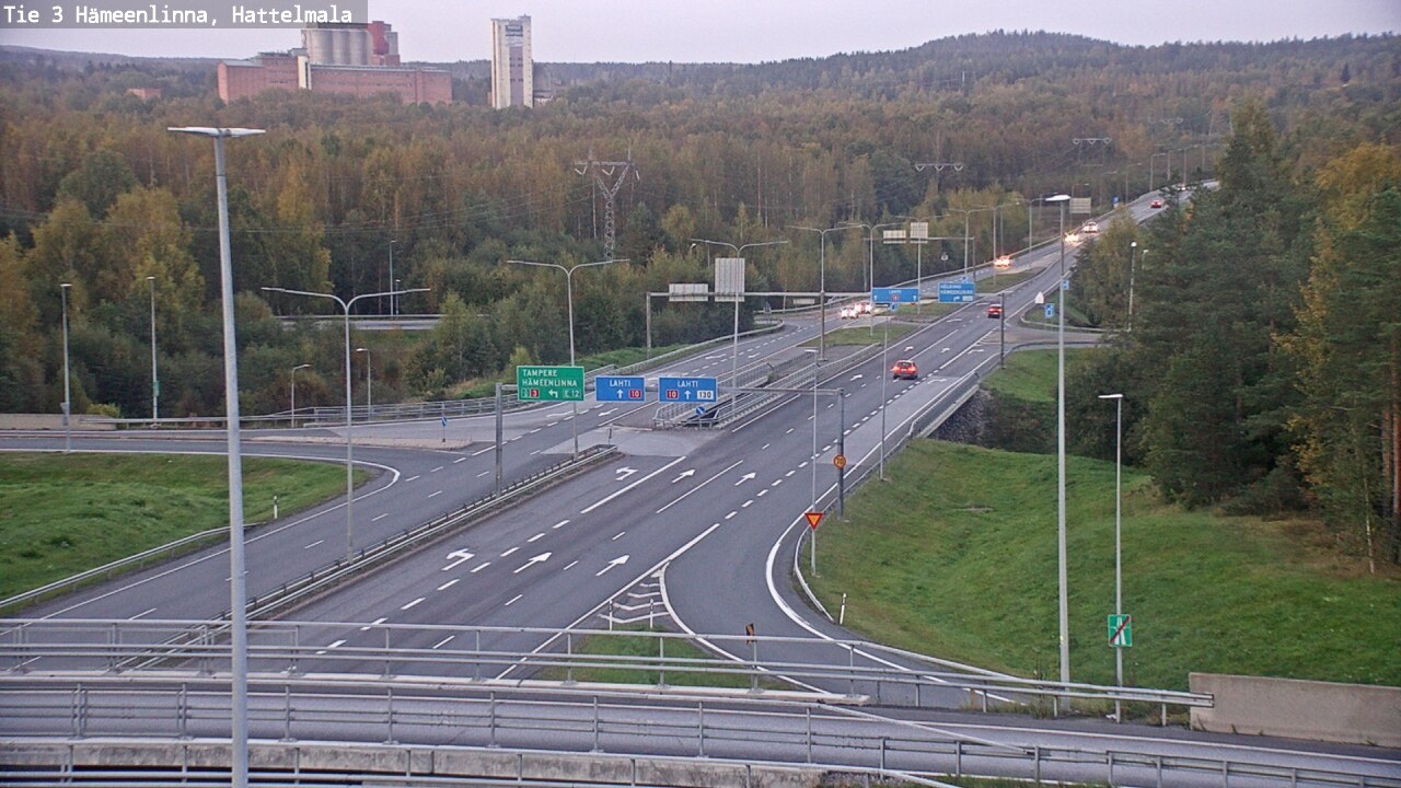 Weather Camera Image Road 3 Hämeenlinna, Hattelmala, Hämeenlinna, Kanta-Häme