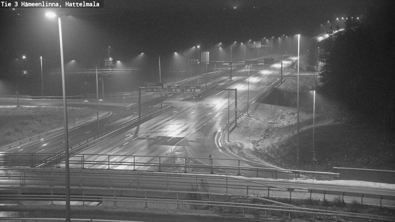 Weather Camera Image Road 3 Hämeenlinna, Hattelmala, Hämeenlinna, Kanta-Häme
