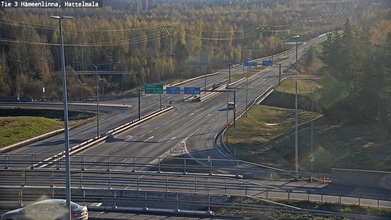 Weather Camera Image Road 3 Hämeenlinna, Hattelmala, Hämeenlinna, Kanta-Häme