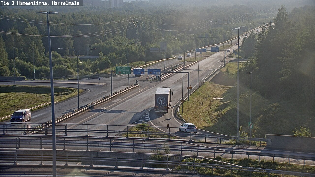 Weather Camera Image Road 3 Hämeenlinna, Hattelmala, Hämeenlinna, Kanta-Häme