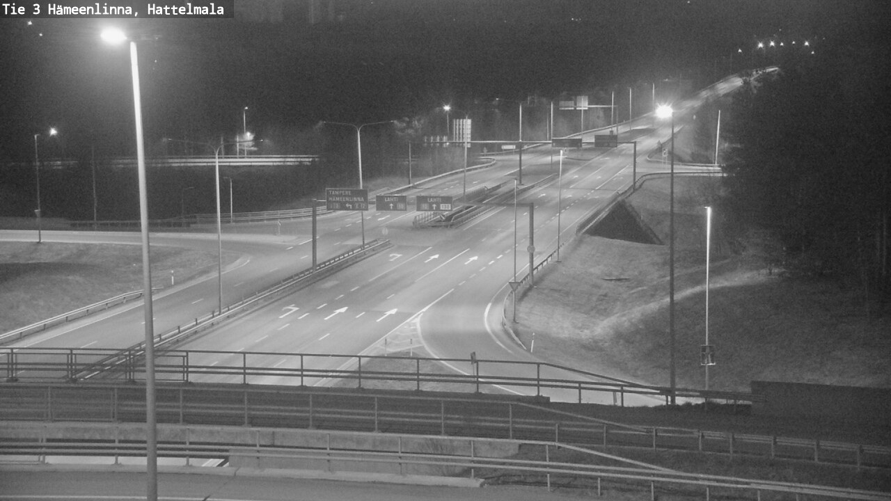 Weather Camera Image Road 3 Hämeenlinna, Hattelmala, Hämeenlinna, Kanta-Häme