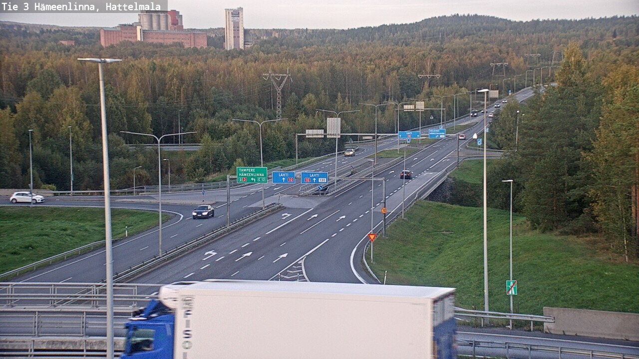 Weather Camera Image Road 3 Hämeenlinna, Hattelmala, Hämeenlinna, Kanta-Häme