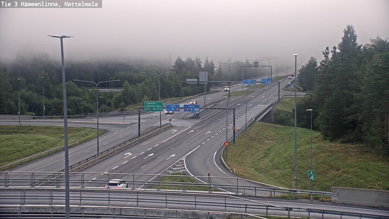 Weather Camera Image Road 3 Hämeenlinna, Hattelmala, Hämeenlinna, Kanta-Häme