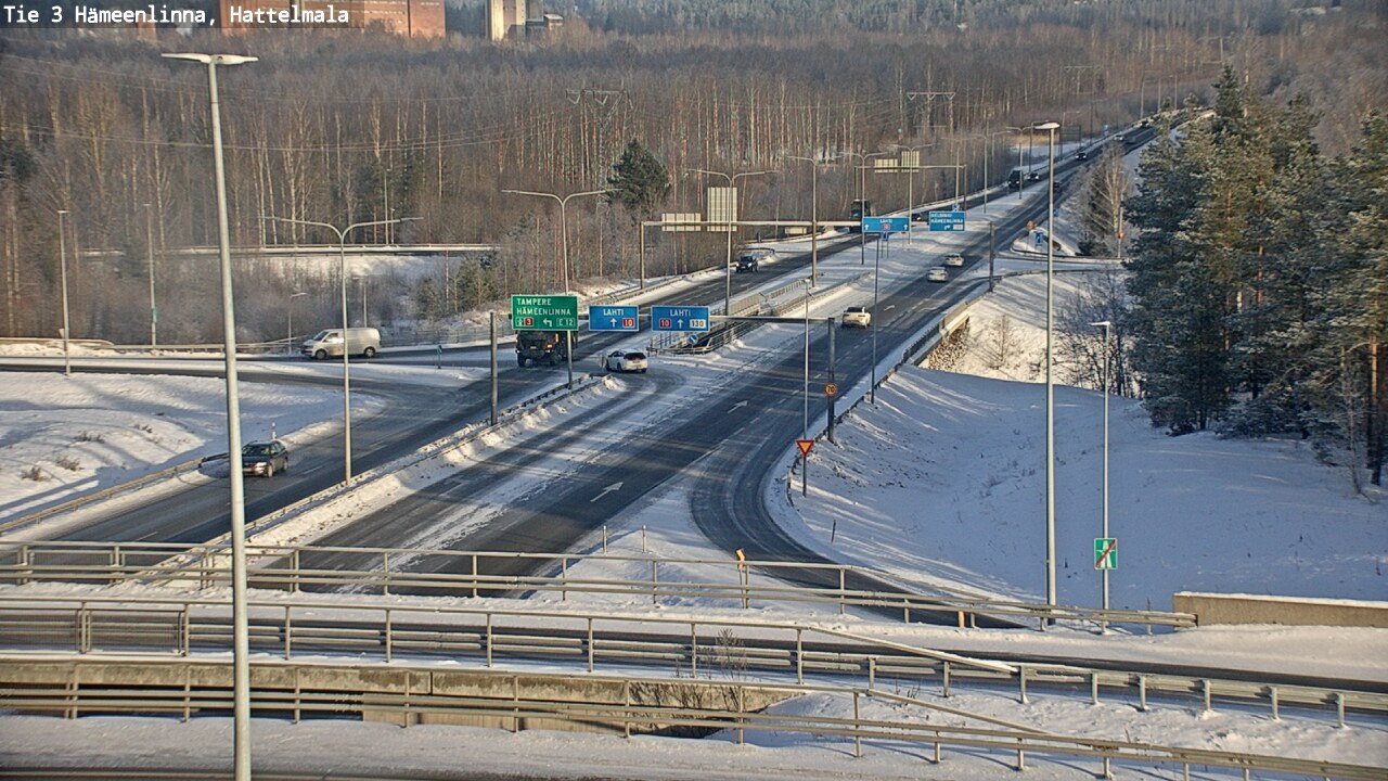 Kelikamerat Kuva Tie 3 Hämeenlinna, Hattelmala, Hämeenlinna, Kanta-Häme