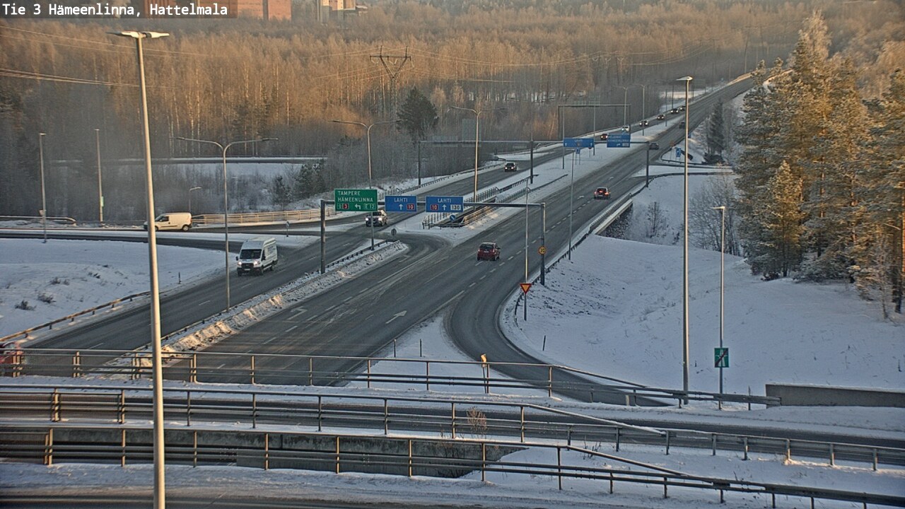 Weather Camera Image Road 3 Hämeenlinna, Hattelmala, Hämeenlinna, Kanta-Häme