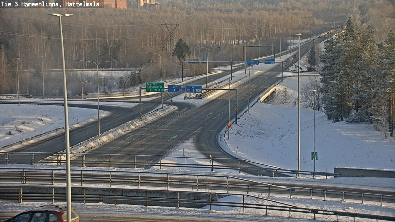 Weather Camera Image Road 3 Hämeenlinna, Hattelmala, Hämeenlinna, Kanta-Häme