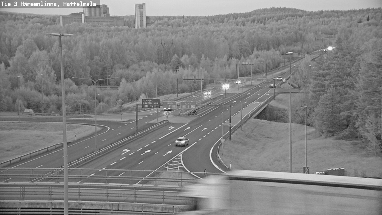 Weather Camera Image Road 3 Hämeenlinna, Hattelmala, Hämeenlinna, Kanta-Häme