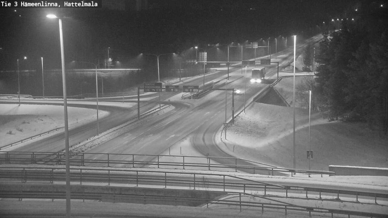 Weather Camera Image Road 3 Hämeenlinna, Hattelmala, Hämeenlinna, Kanta-Häme