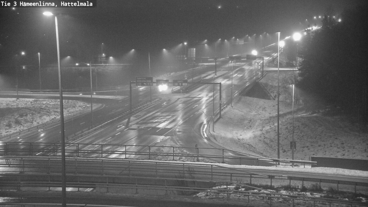Weather Camera Image Road 3 Hämeenlinna, Hattelmala, Hämeenlinna, Kanta-Häme