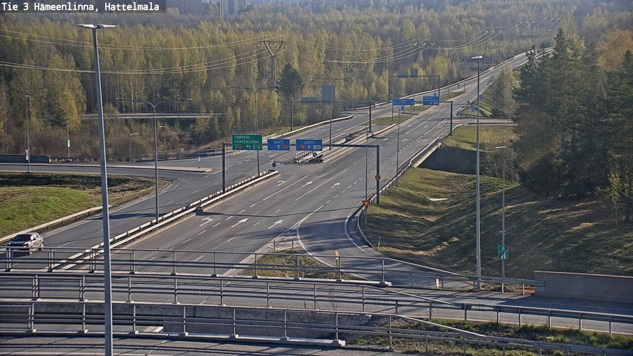 Weather Camera Image Väg 3 Tavastehus, Hattelmala, Hämeenlinna, Kanta-Häme