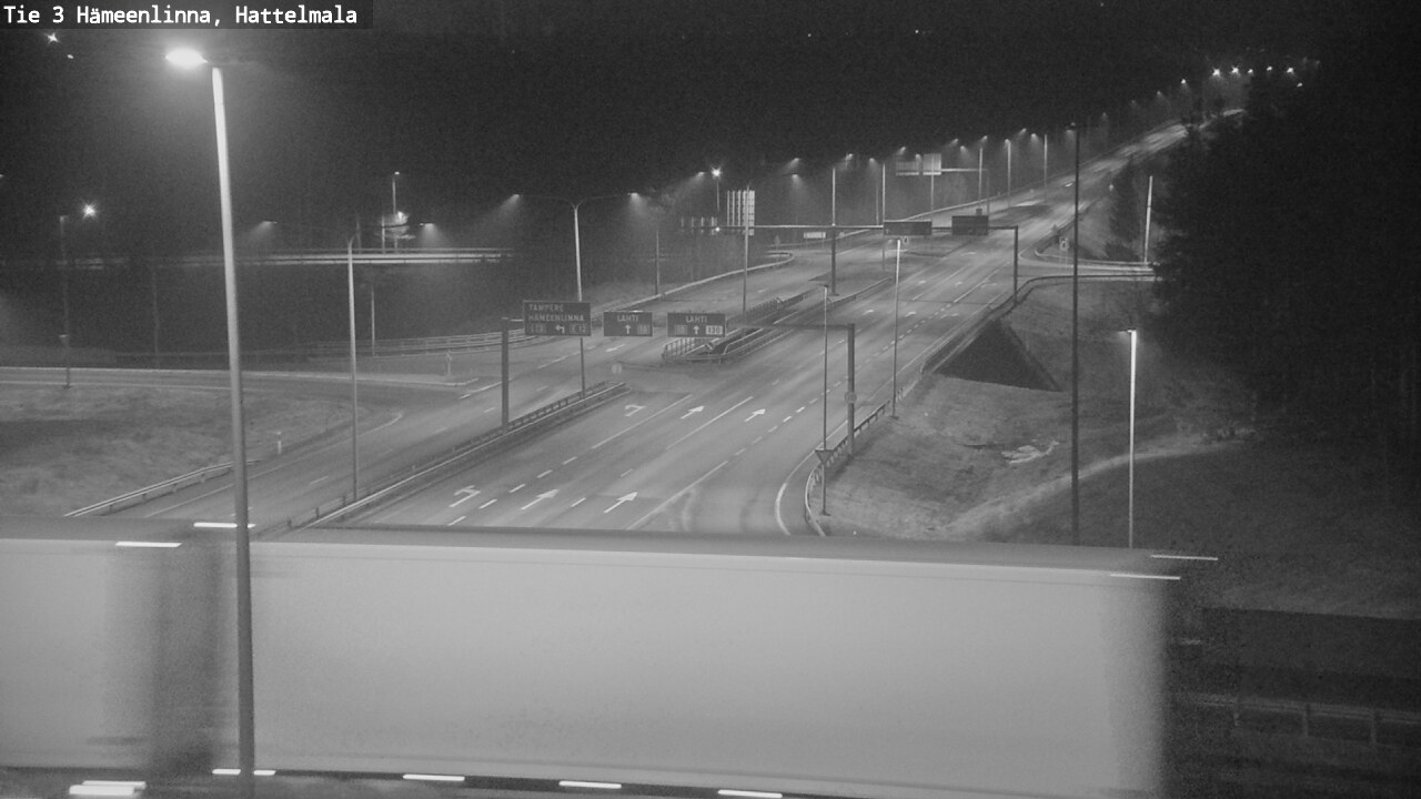 Weather Camera Image Road 3 Hämeenlinna, Hattelmala, Hämeenlinna, Kanta-Häme