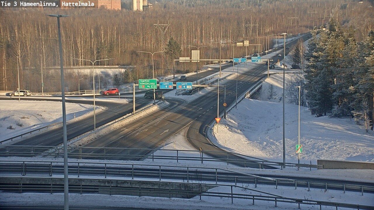 Weather Camera Image Road 3 Hämeenlinna, Hattelmala, Hämeenlinna, Kanta-Häme