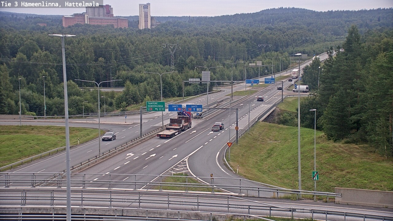 Weather Camera Image Road 3 Hämeenlinna, Hattelmala, Hämeenlinna, Kanta-Häme