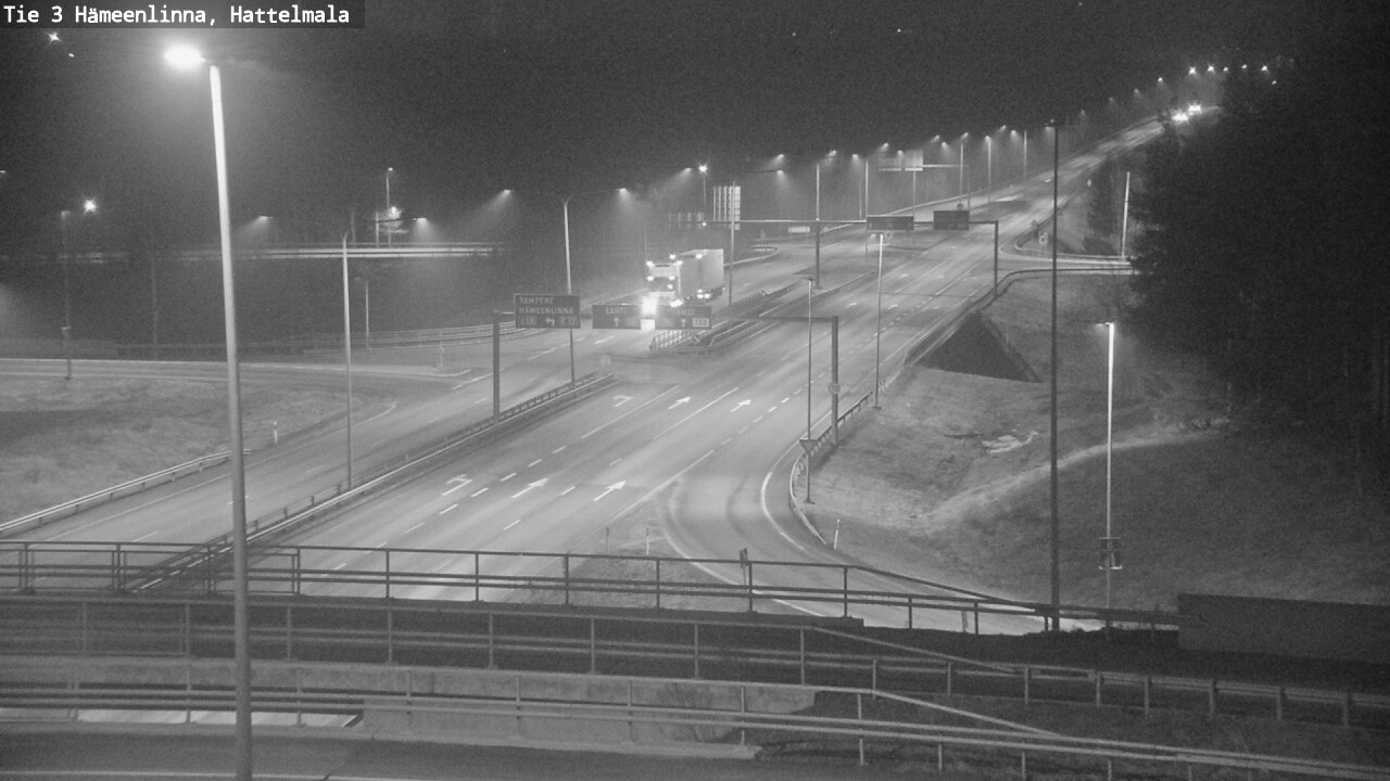 Weather Camera Image Road 3 Hämeenlinna, Hattelmala, Hämeenlinna, Kanta-Häme