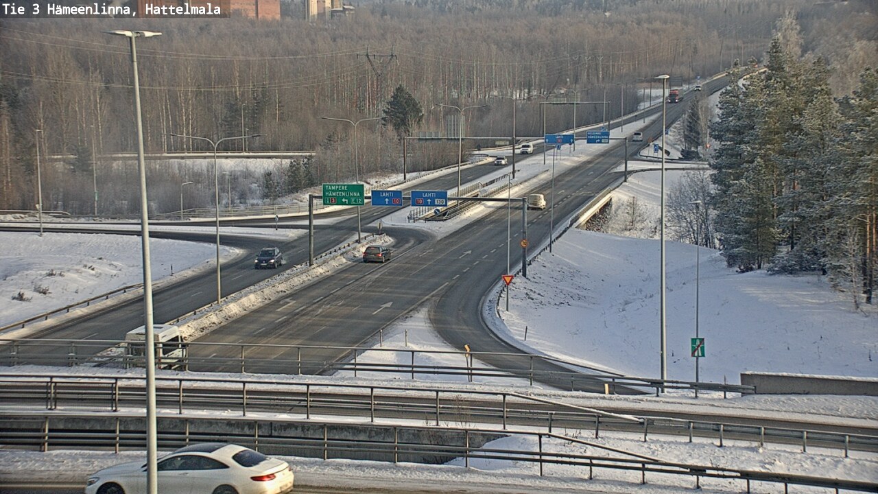 Weather Camera Image Road 3 Hämeenlinna, Hattelmala, Hämeenlinna, Kanta-Häme