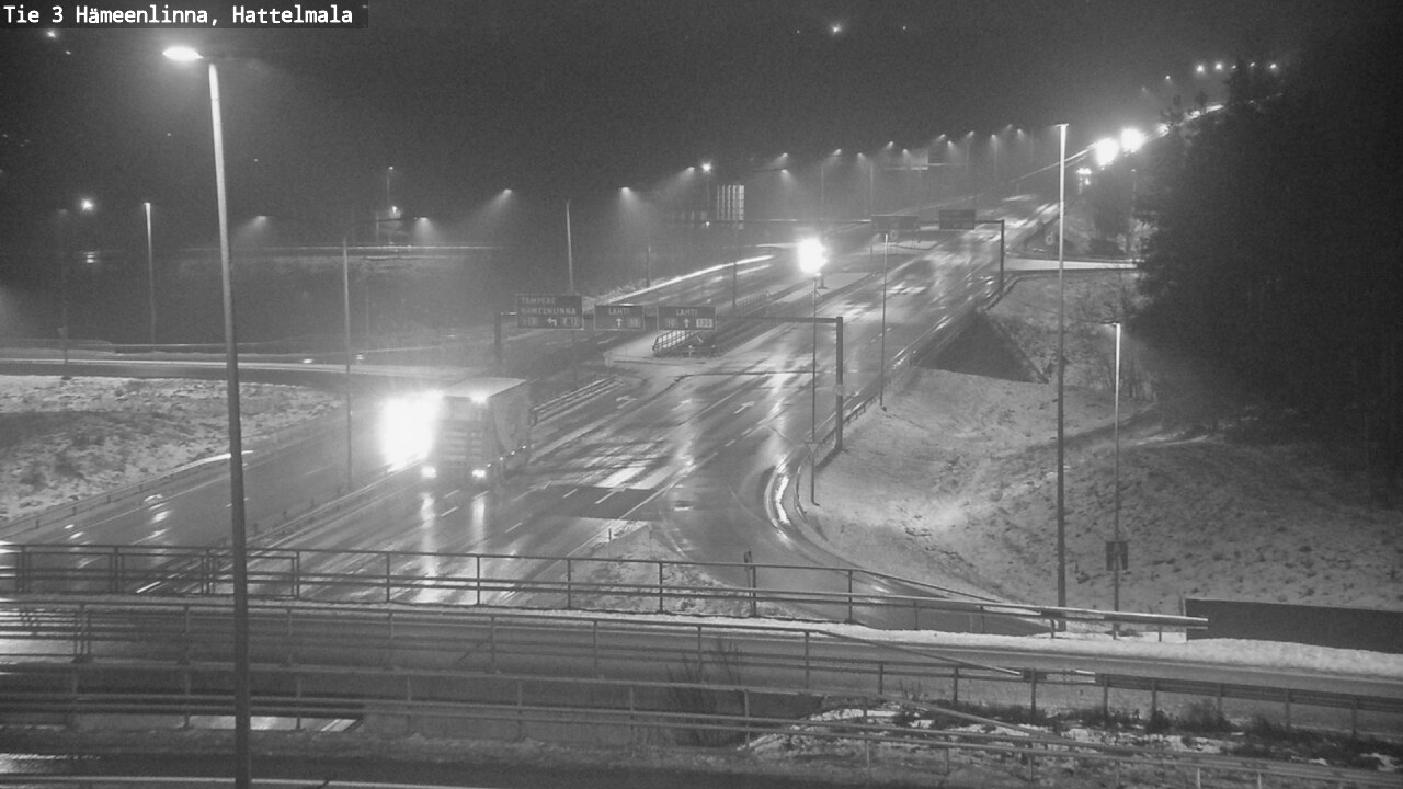 Weather Camera Image Road 3 Hämeenlinna, Hattelmala, Hämeenlinna, Kanta-Häme