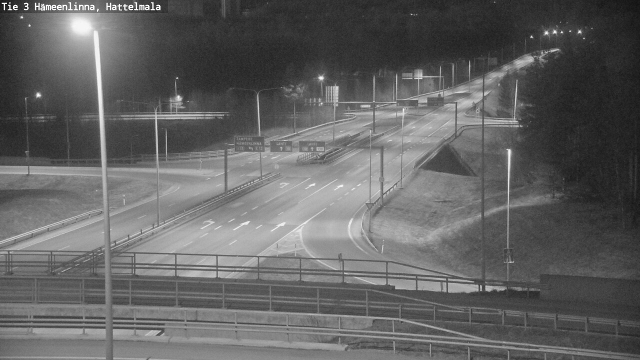 Weather Camera Image Road 3 Hämeenlinna, Hattelmala, Hämeenlinna, Kanta-Häme