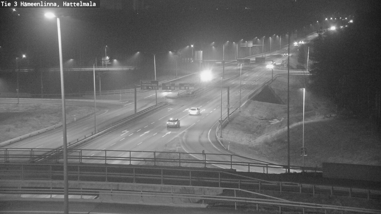 Weather Camera Image Road 3 Hämeenlinna, Hattelmala, Hämeenlinna, Kanta-Häme