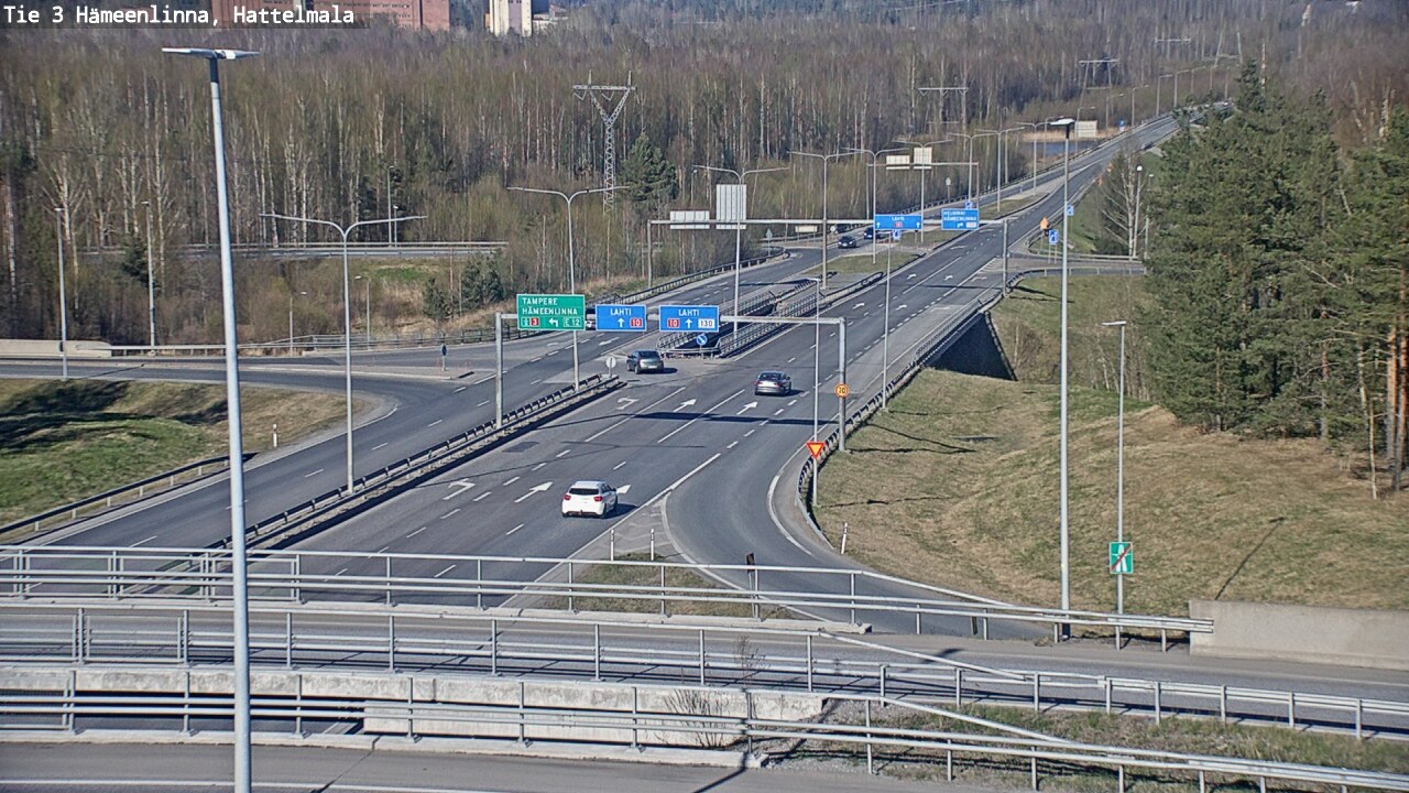 Weather Camera Image Road 3 Hämeenlinna, Hattelmala, Hämeenlinna, Kanta-Häme