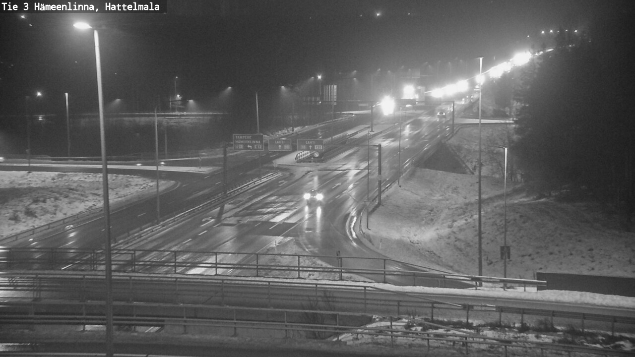 Weather Camera Image Road 3 Hämeenlinna, Hattelmala, Hämeenlinna, Kanta-Häme