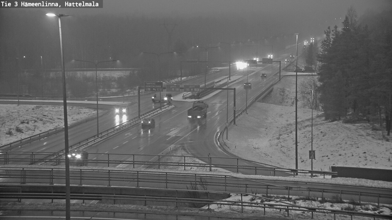 Weather Camera Image Road 3 Hämeenlinna, Hattelmala, Hämeenlinna, Kanta-Häme