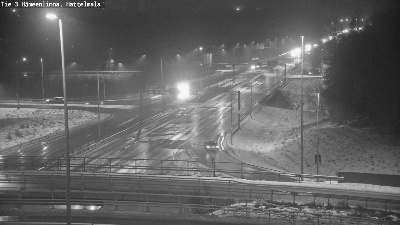 Weather Camera Image Road 3 Hämeenlinna, Hattelmala, Hämeenlinna, Kanta-Häme