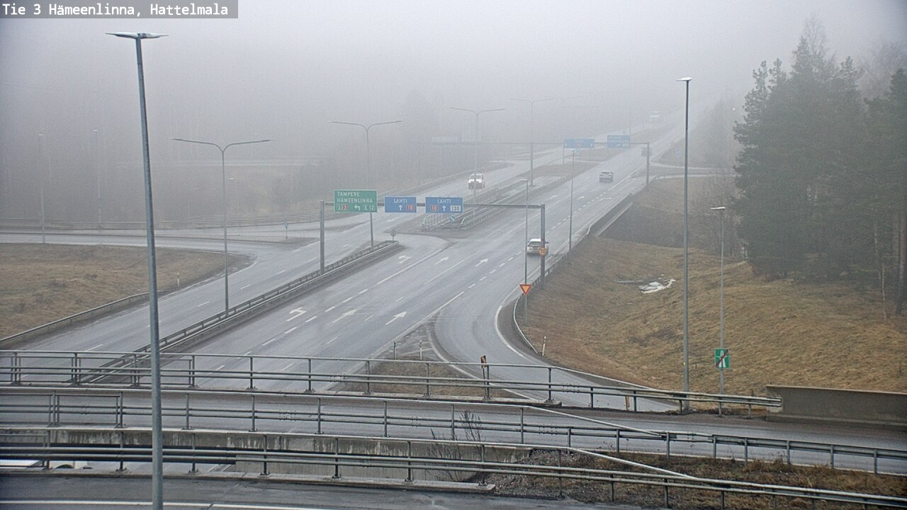 Weather Camera Image Road 3 Hämeenlinna, Hattelmala, Hämeenlinna, Kanta-Häme