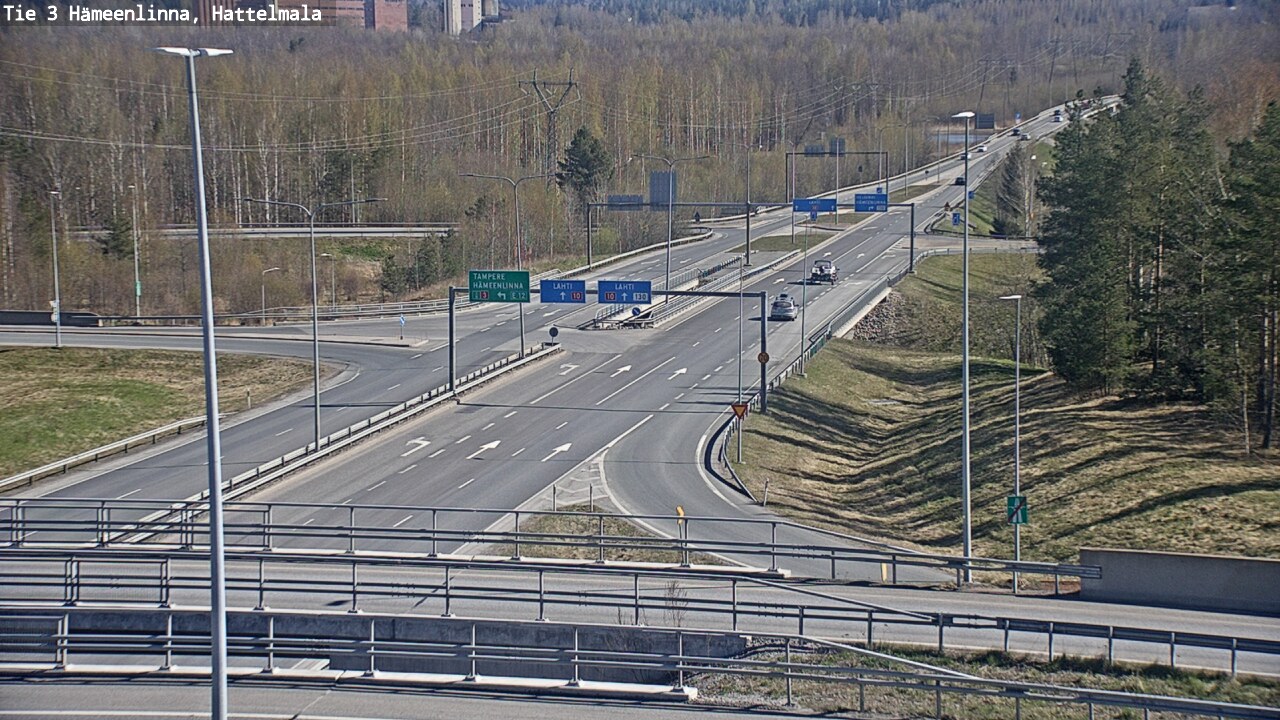 Weather Camera Image Road 3 Hämeenlinna, Hattelmala, Hämeenlinna, Kanta-Häme