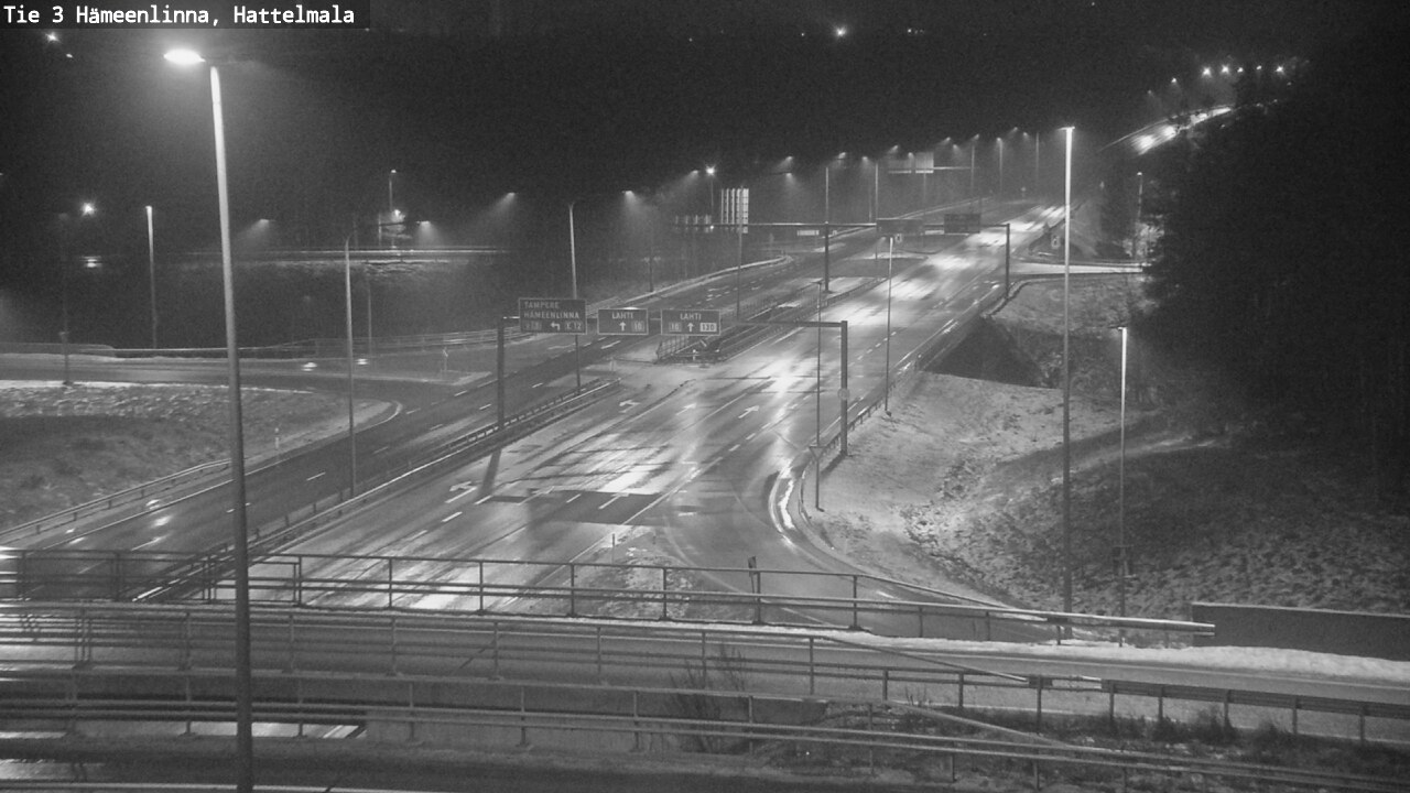 Weather Camera Image Road 3 Hämeenlinna, Hattelmala, Hämeenlinna, Kanta-Häme