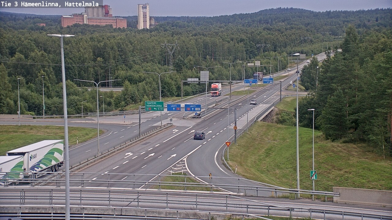 Weather Camera Image Road 3 Hämeenlinna, Hattelmala, Hämeenlinna, Kanta-Häme