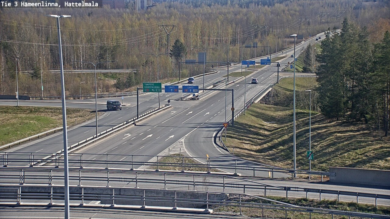 Weather Camera Image Road 3 Hämeenlinna, Hattelmala, Hämeenlinna, Kanta-Häme