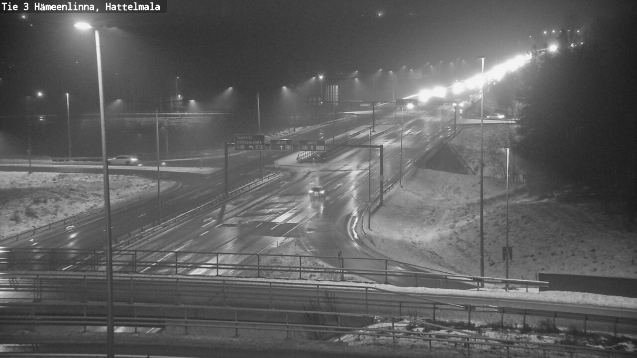 Weather Camera Image Road 3 Hämeenlinna, Hattelmala, Hämeenlinna, Kanta-Häme