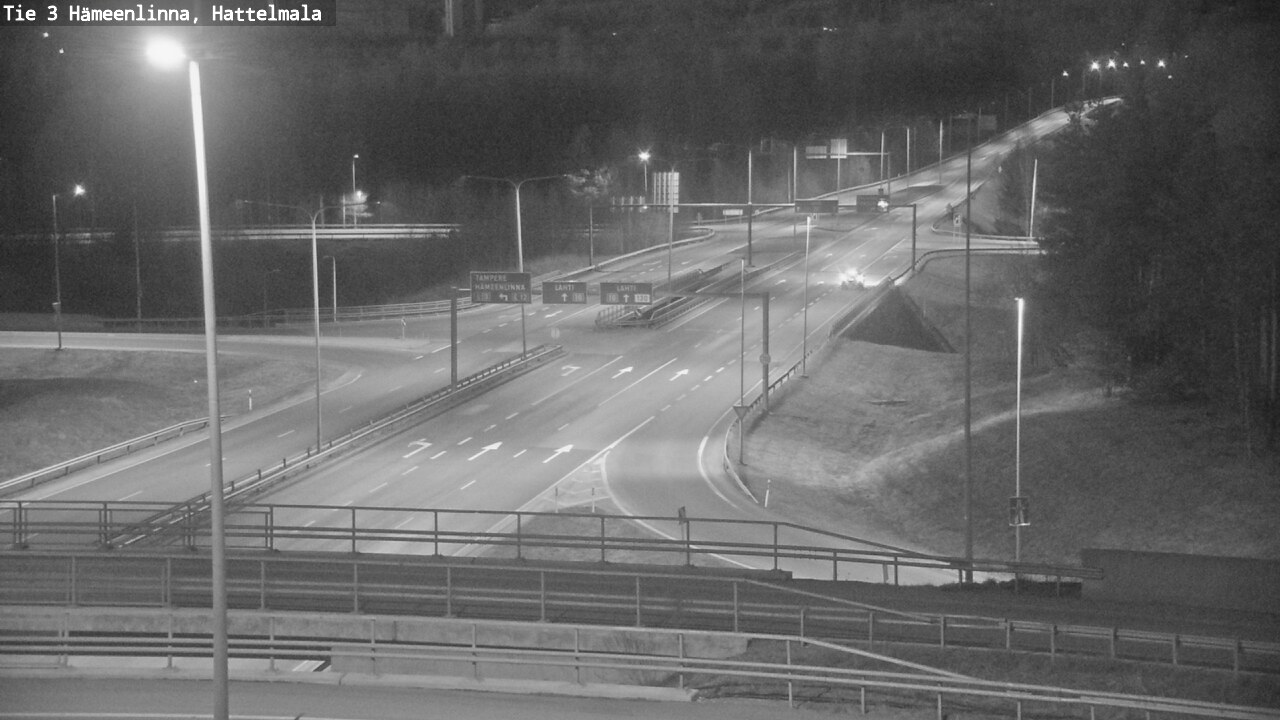 Weather Camera Image Road 3 Hämeenlinna, Hattelmala, Hämeenlinna, Kanta-Häme