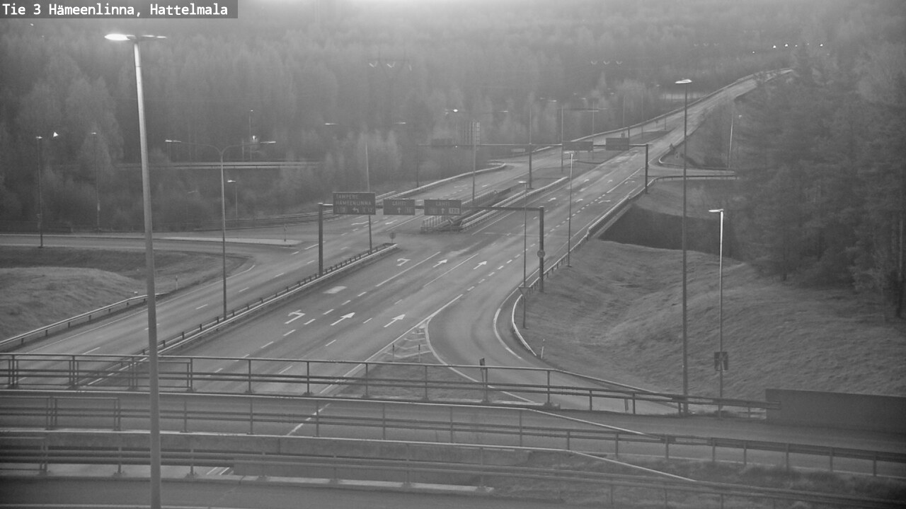 Weather Camera Image Road 3 Hämeenlinna, Hattelmala, Hämeenlinna, Kanta-Häme