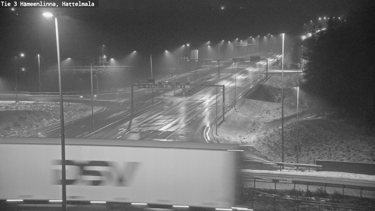 Weather Camera Image Road 3 Hämeenlinna, Hattelmala, Hämeenlinna, Kanta-Häme