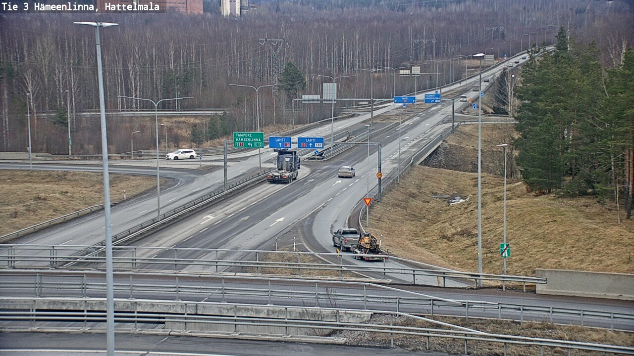 Weather Camera Image Road 3 Hämeenlinna, Hattelmala, Hämeenlinna, Kanta-Häme
