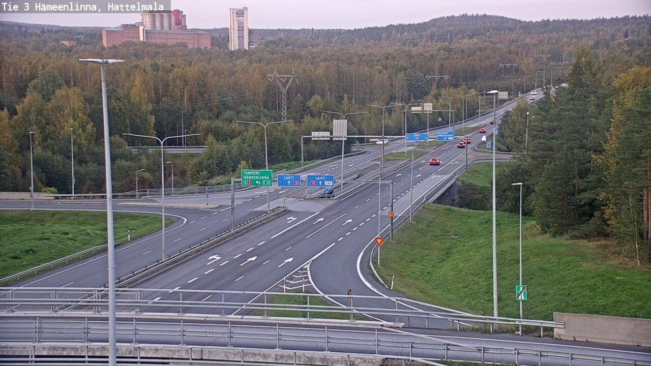 Weather Camera Image Road 3 Hämeenlinna, Hattelmala, Hämeenlinna, Kanta-Häme