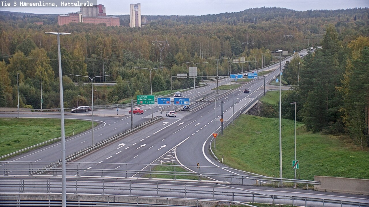 Weather Camera Image Road 3 Hämeenlinna, Hattelmala, Hämeenlinna, Kanta-Häme