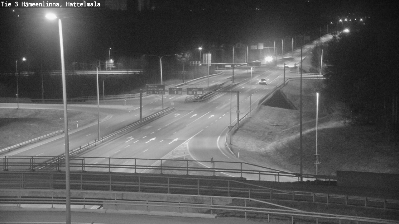 Weather Camera Image Road 3 Hämeenlinna, Hattelmala, Hämeenlinna, Kanta-Häme