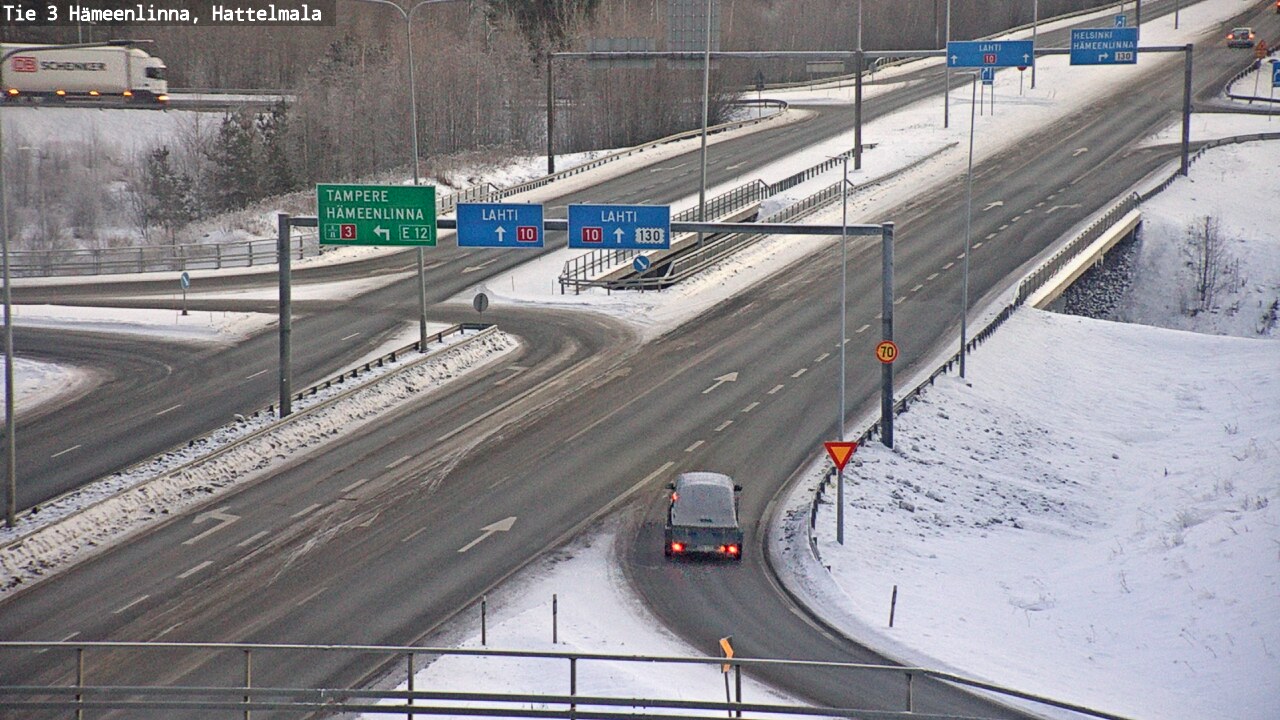 Kelikamerat Kuva Tie 3 Hämeenlinna, Hattelmala, Hämeenlinna, Kanta-Häme