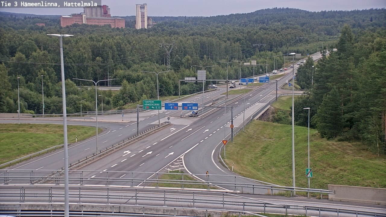 Weather Camera Image Road 3 Hämeenlinna, Hattelmala, Hämeenlinna, Kanta-Häme