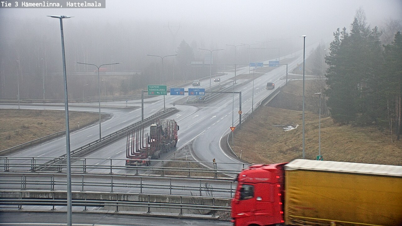 Weather Camera Image Road 3 Hämeenlinna, Hattelmala, Hämeenlinna, Kanta-Häme