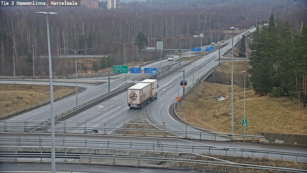 Weather Camera Image Road 3 Hämeenlinna, Hattelmala, Hämeenlinna, Kanta-Häme