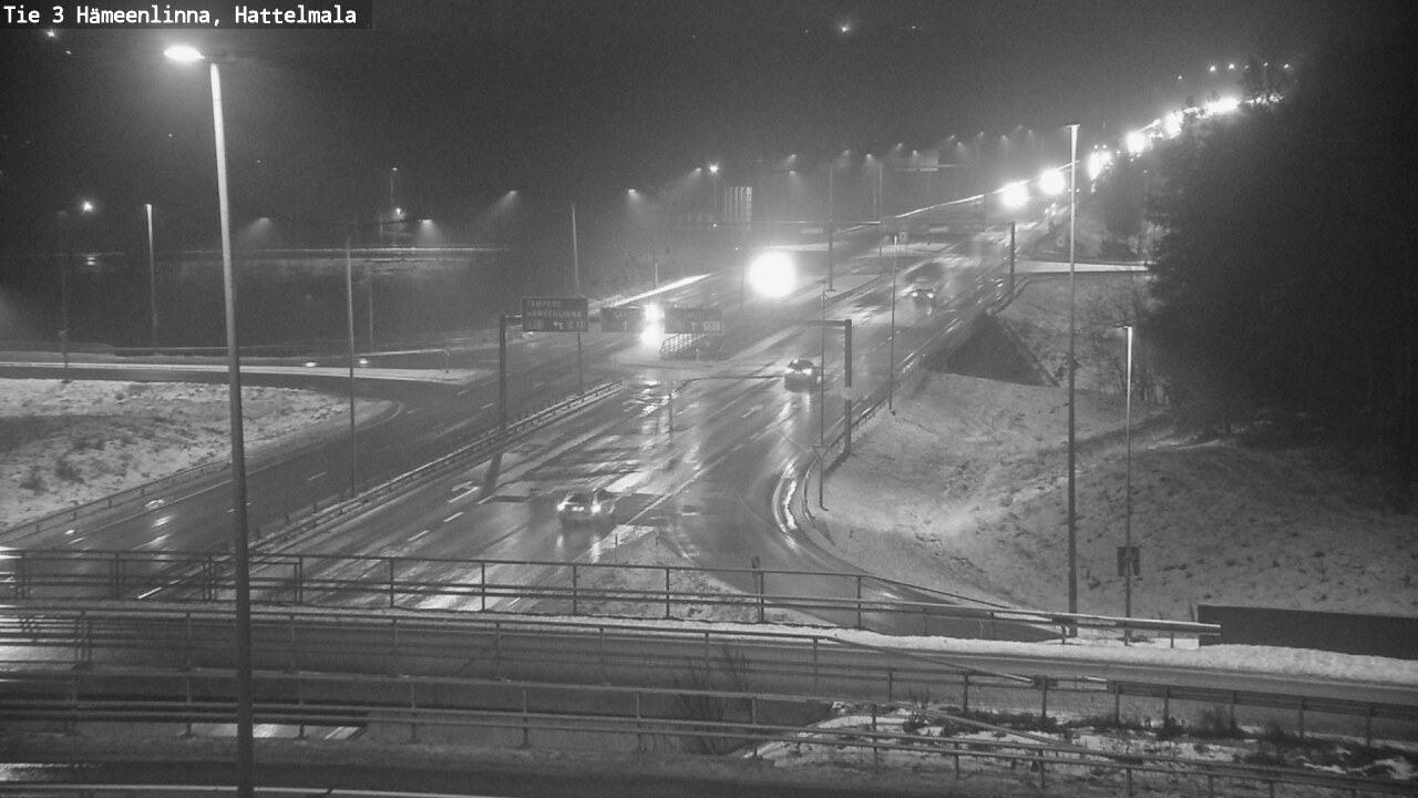 Weather Camera Image Road 3 Hämeenlinna, Hattelmala, Hämeenlinna, Kanta-Häme