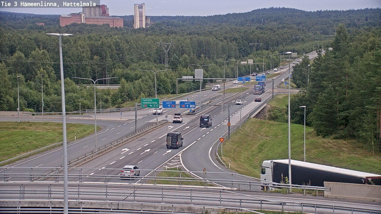 Weather Camera Image Road 3 Hämeenlinna, Hattelmala, Hämeenlinna, Kanta-Häme