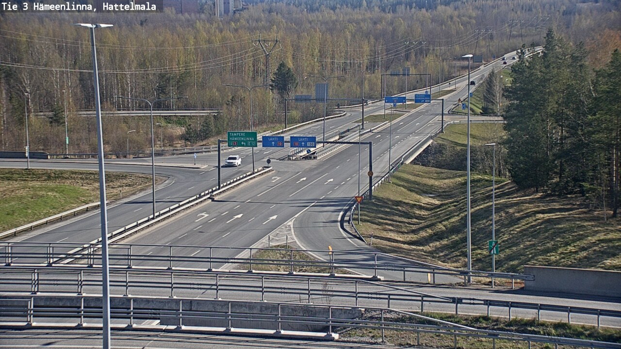 Weather Camera Image Road 3 Hämeenlinna, Hattelmala, Hämeenlinna, Kanta-Häme