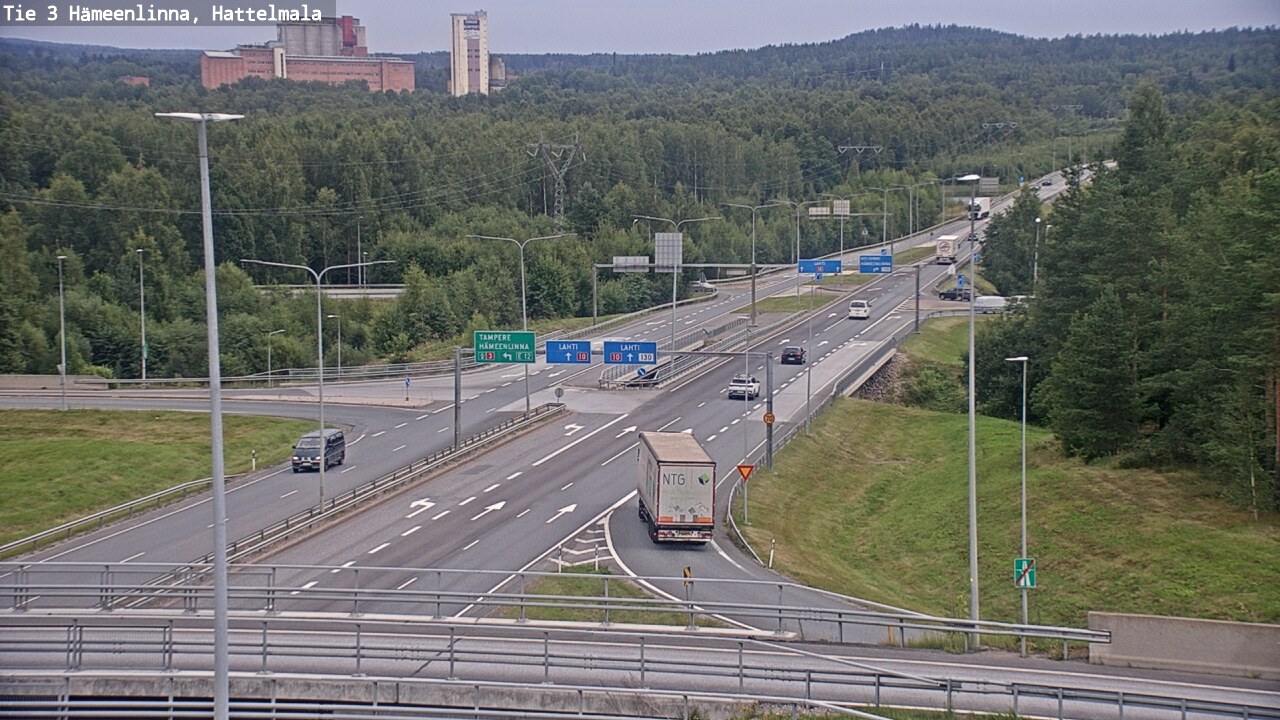 Weather Camera Image Road 3 Hämeenlinna, Hattelmala, Hämeenlinna, Kanta-Häme