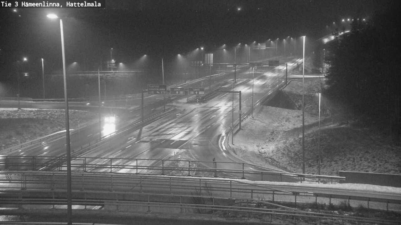 Weather Camera Image Road 3 Hämeenlinna, Hattelmala, Hämeenlinna, Kanta-Häme